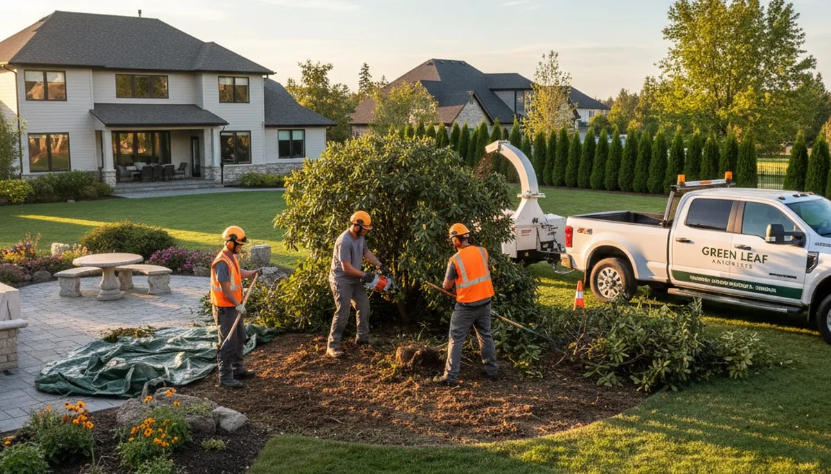 Professional shrub removal service in Royal Oak, MI improving residential landscaping